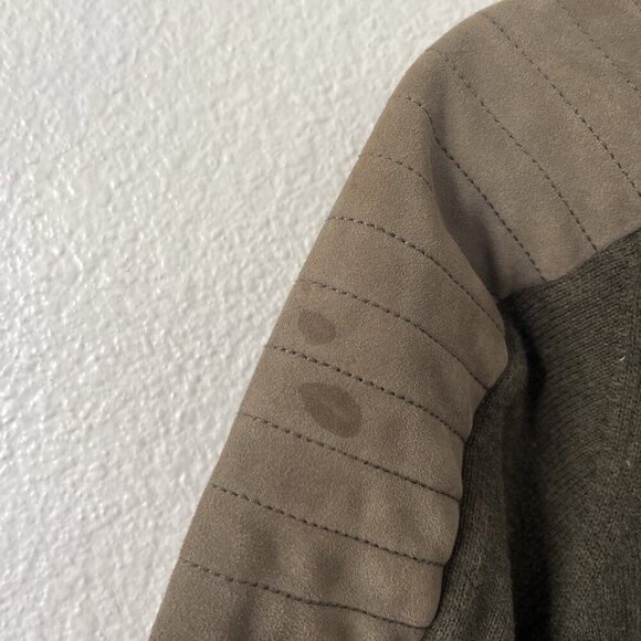 All Saints 'Sierre Jumper'  With Suede Patches Womens Sz 8 - Picture 7 of 7